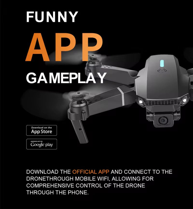 Drone Wide Angle HD 4K Camera Mode Foldable Quadcopter