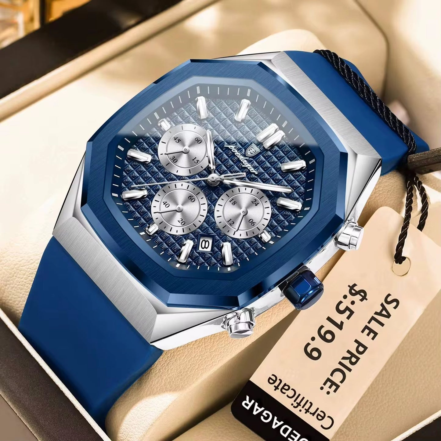 Poedagar 893 Luxury Chronograph