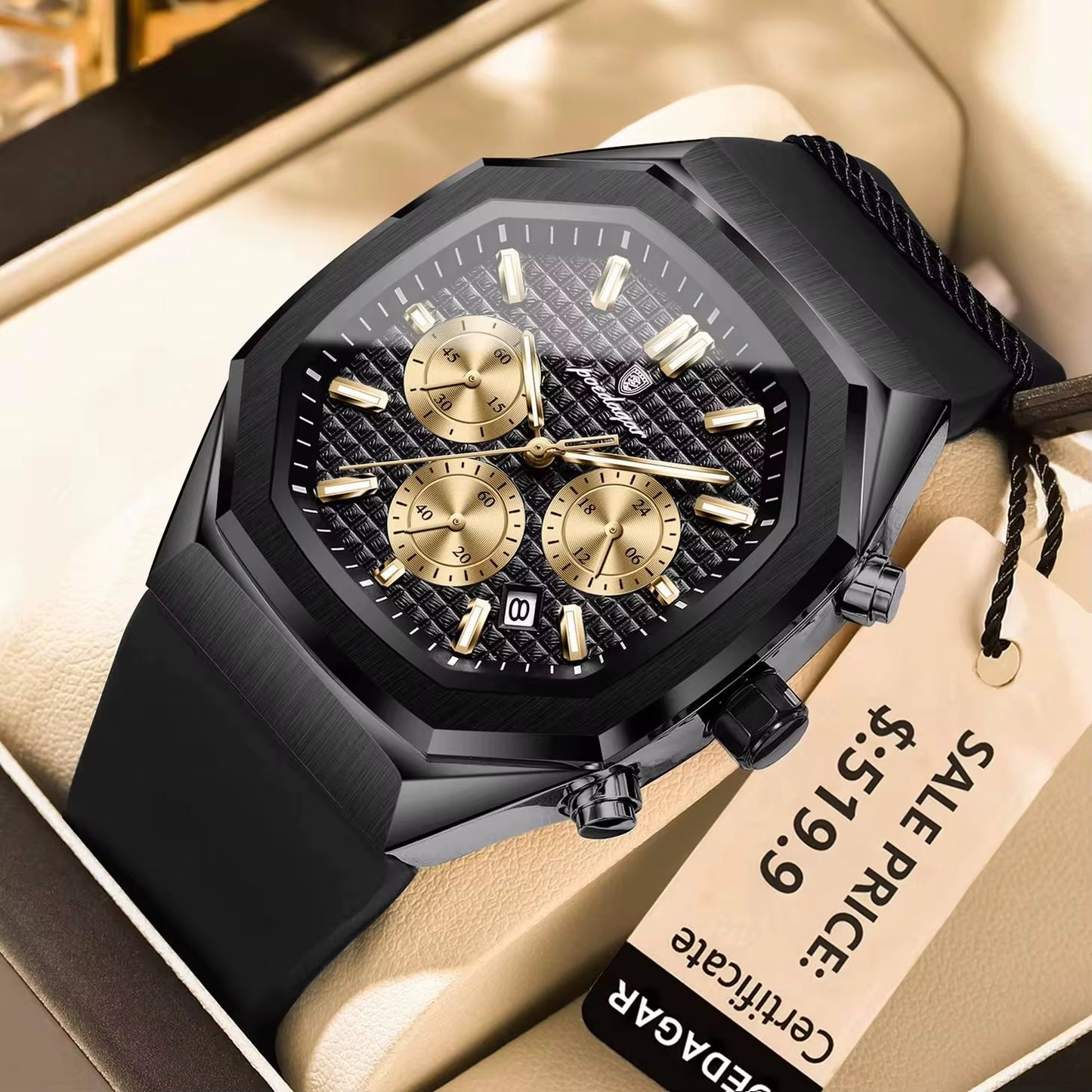 Poedagar 893 Luxury Chronograph