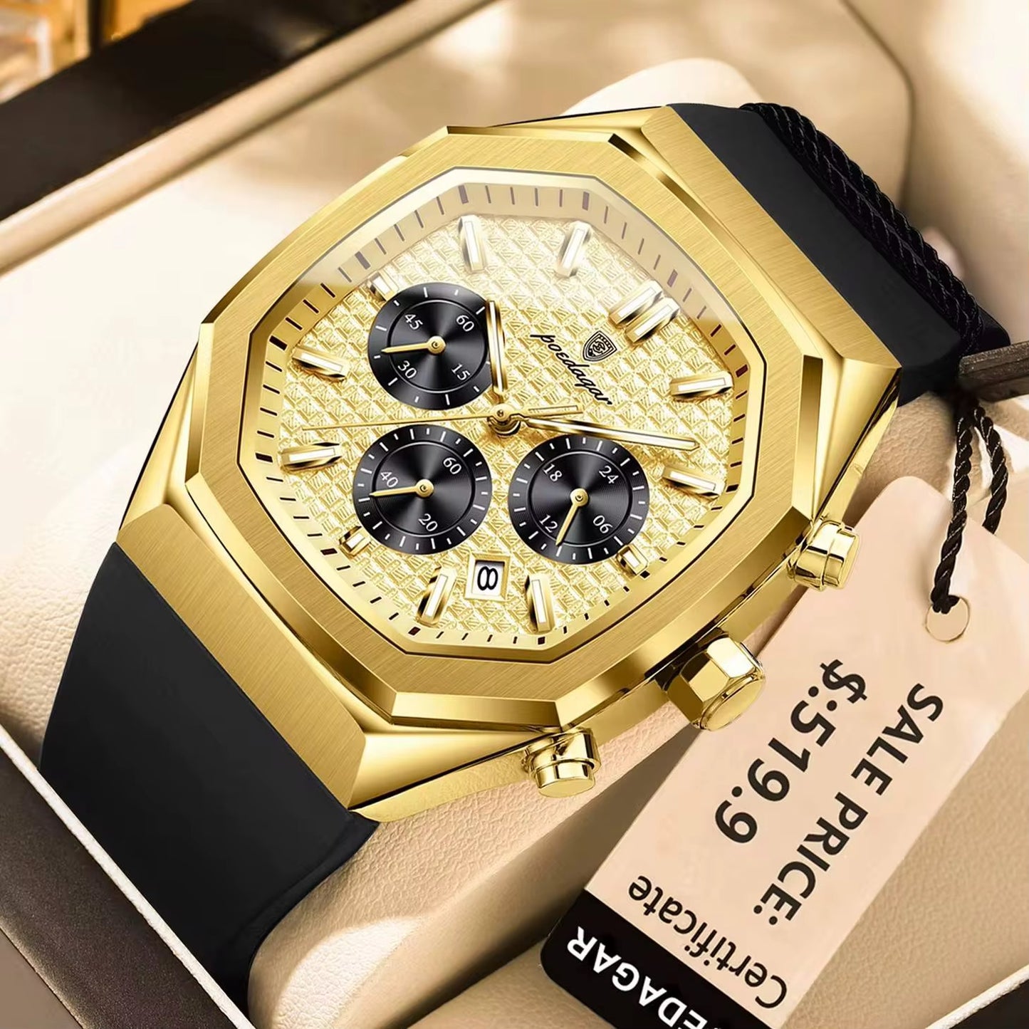 Poedagar 893 Luxury Chronograph