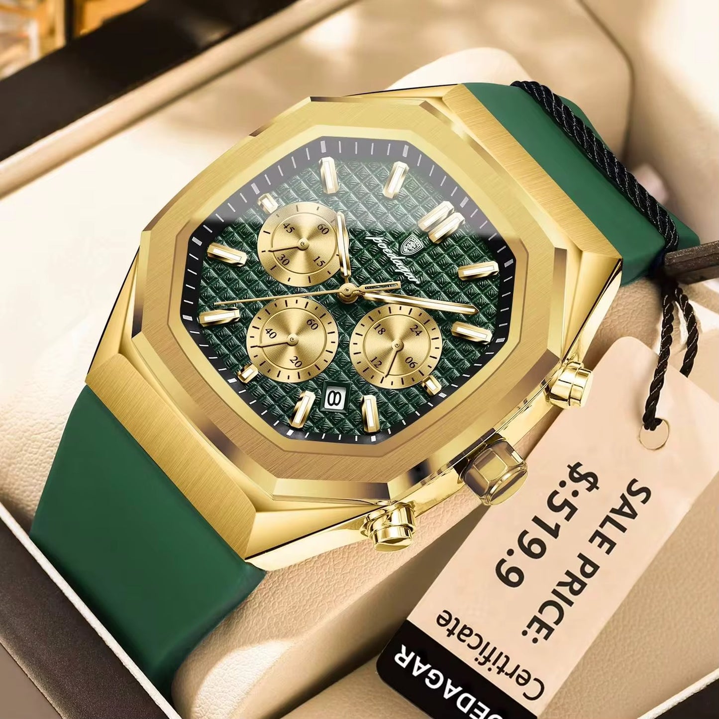 Poedagar 893 Luxury Chronograph
